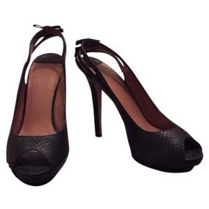 Rodolphe Menudier Paris Python 5 Inch Heels